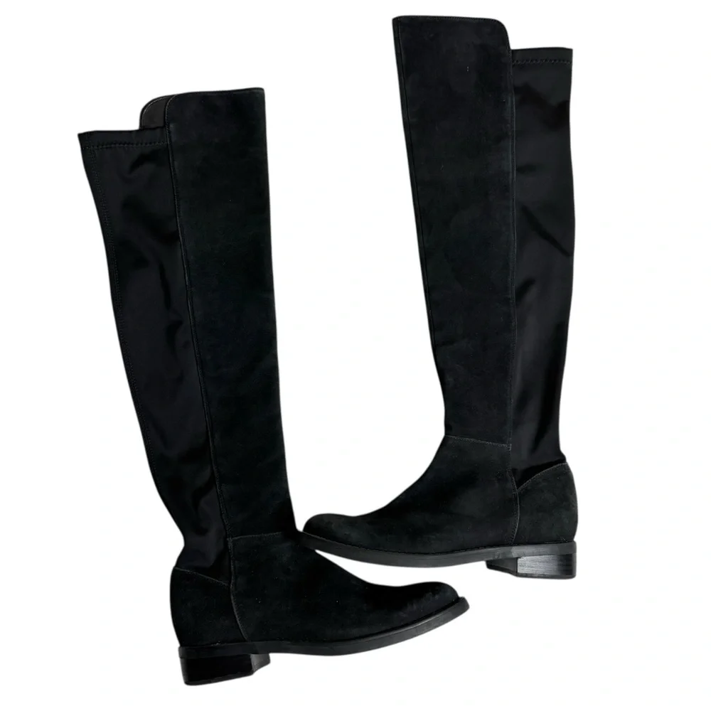 Blondo Sierra Suede Leather Black Over the Knee Waterproof Women's Boots Size 6‎